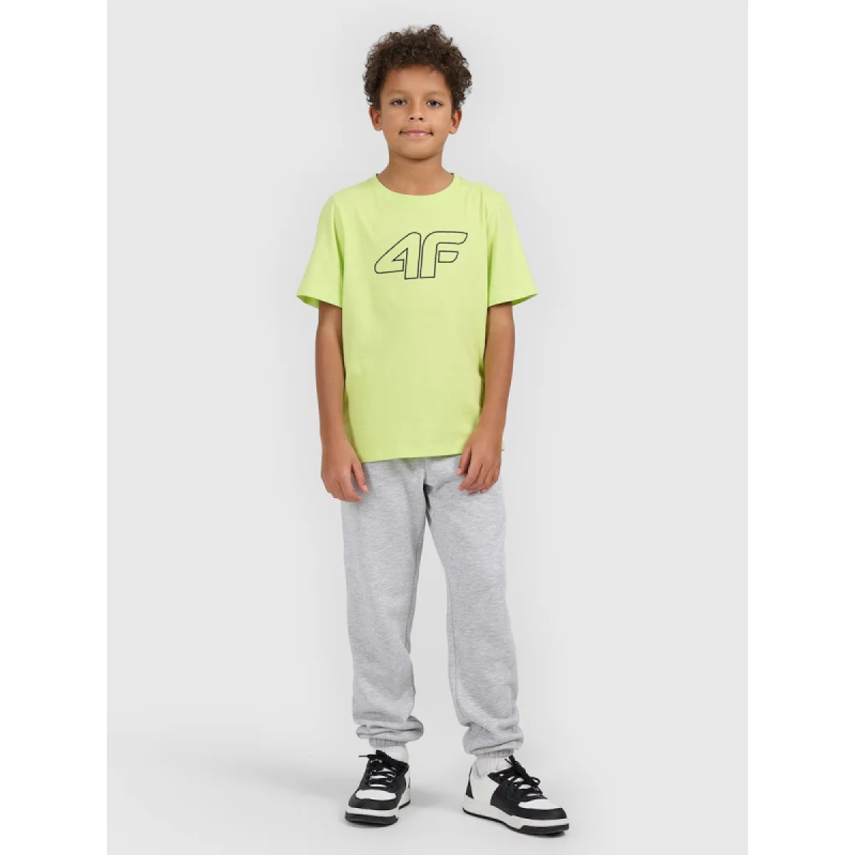 Chlapecké tričko s krátkým rukávem 4F JUNIOR TSHIRT M3007-45S-CANARY GREEN · záber 5