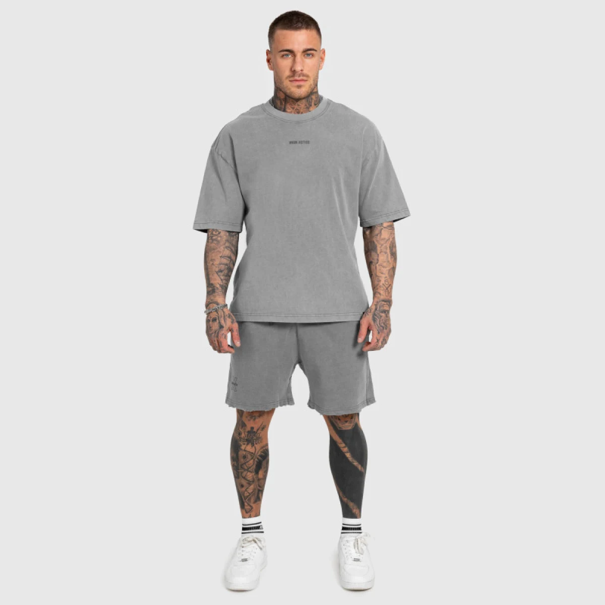 Pánská souprava Iron Aesthetics X Washed, šedá · záber 2