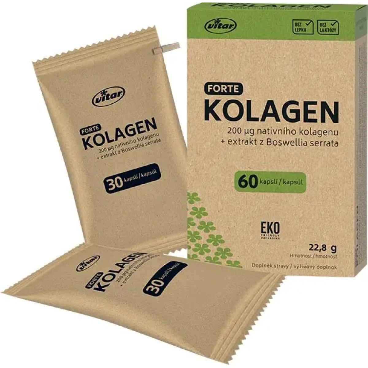 Vitar EKO Kolagen forte 60 kapslí · záber 1
