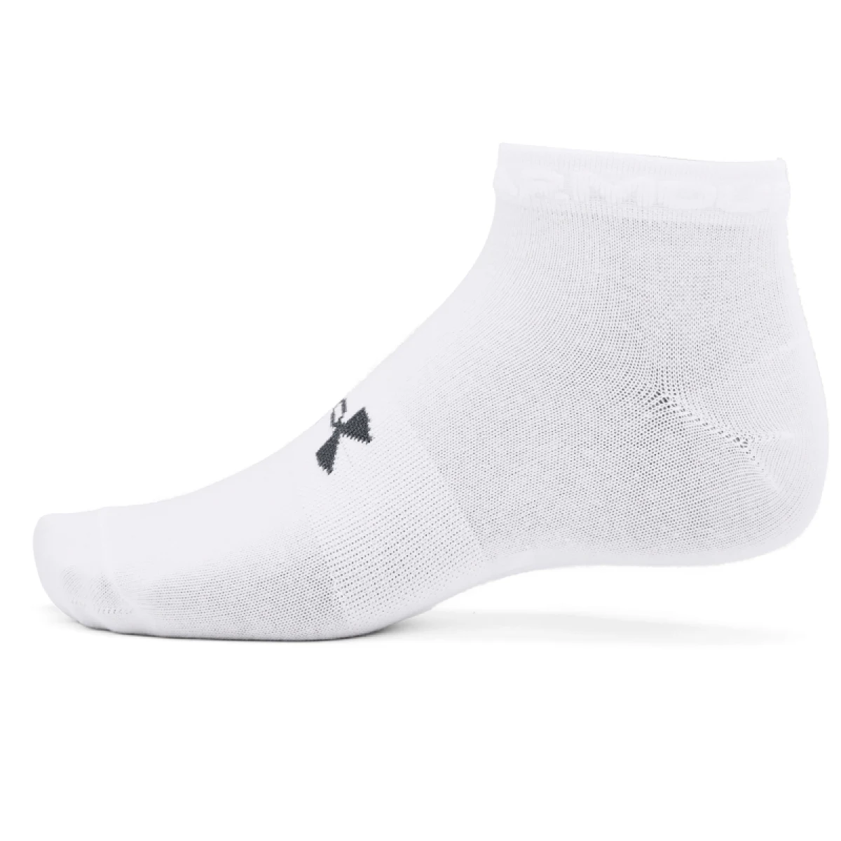Ponožky UNDER ARMOUR UA Essential Low Cut 3 pack-WHT-1365745-100 · záber 3