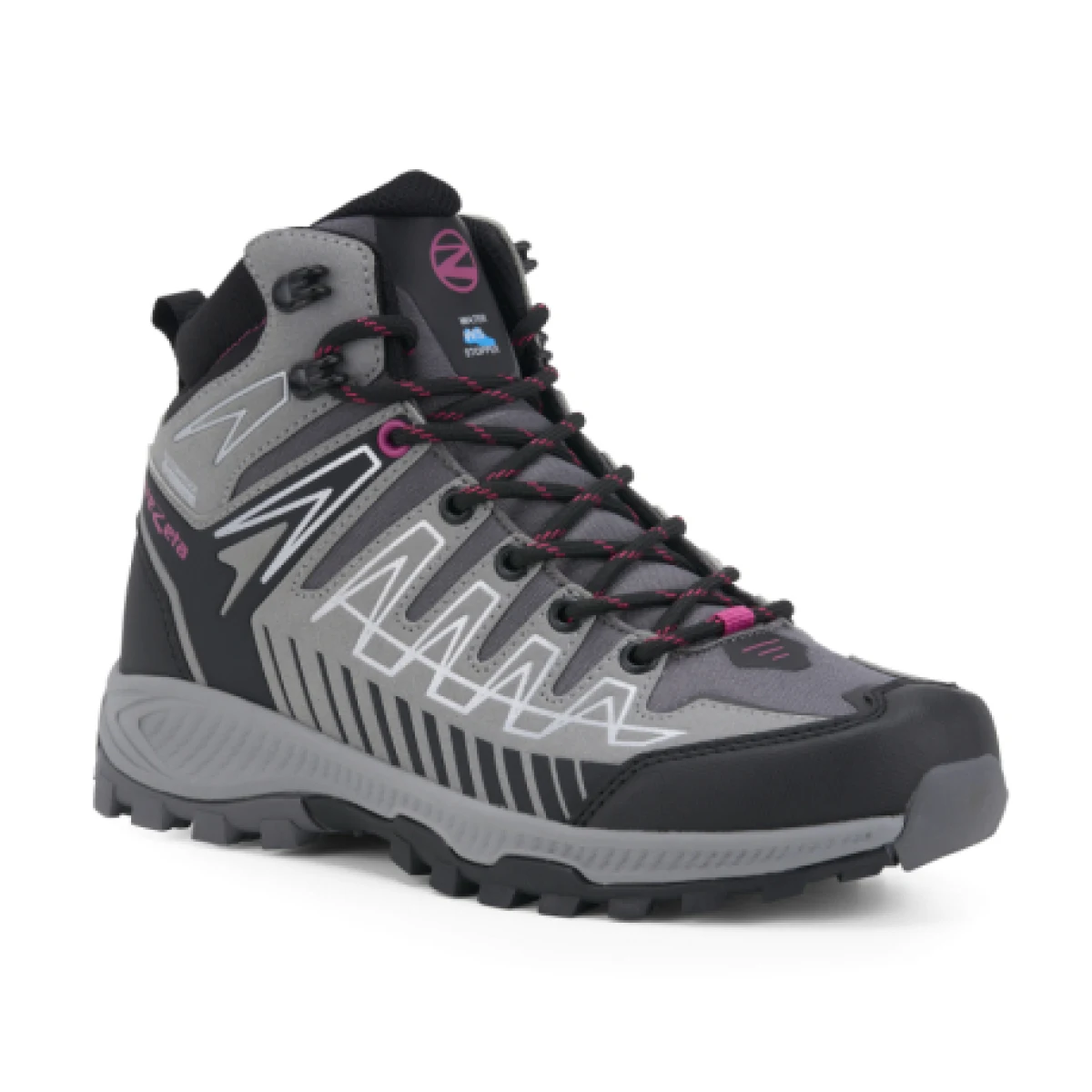 Dámská vysoká turistická obuv TREZETA Thunder Mid Ws Wp, Grey Fuchsia · záber 1