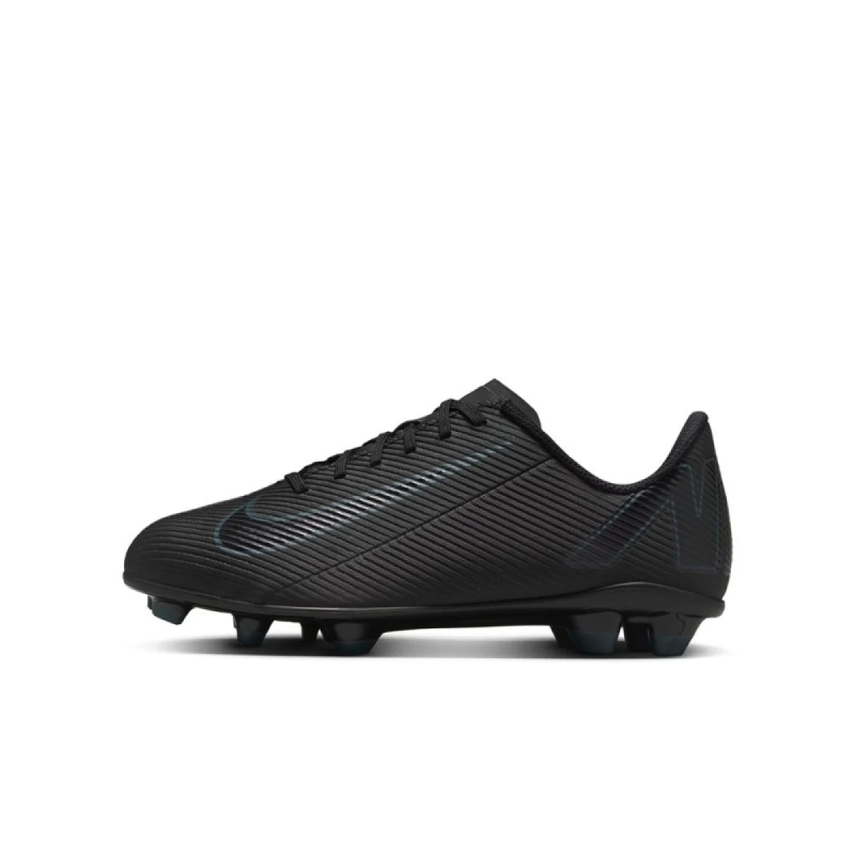 Chlapecké fotbalové kopačky outdoorové NIKE Mercurial Vapor 16 Club Jr FG MG black deep jungle black · záber 2