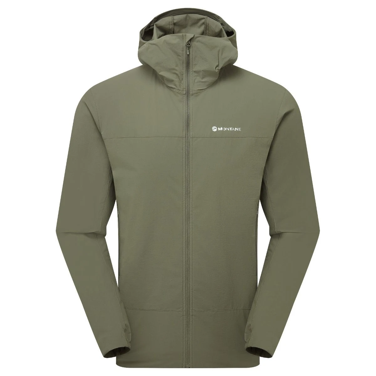 Montane Tenacity Nano Hoodie, softshellová bunda, pánská, zelená · záber 1