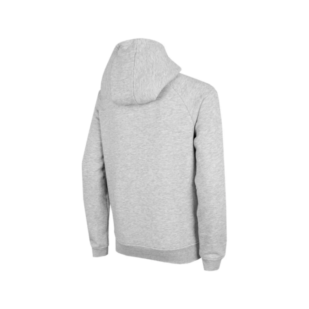 Dívčí mikina s kapucí 4F JUNIOR GIRLS SWEATSHIRT JBLD002-25M-GREY MELANGE · záber 3