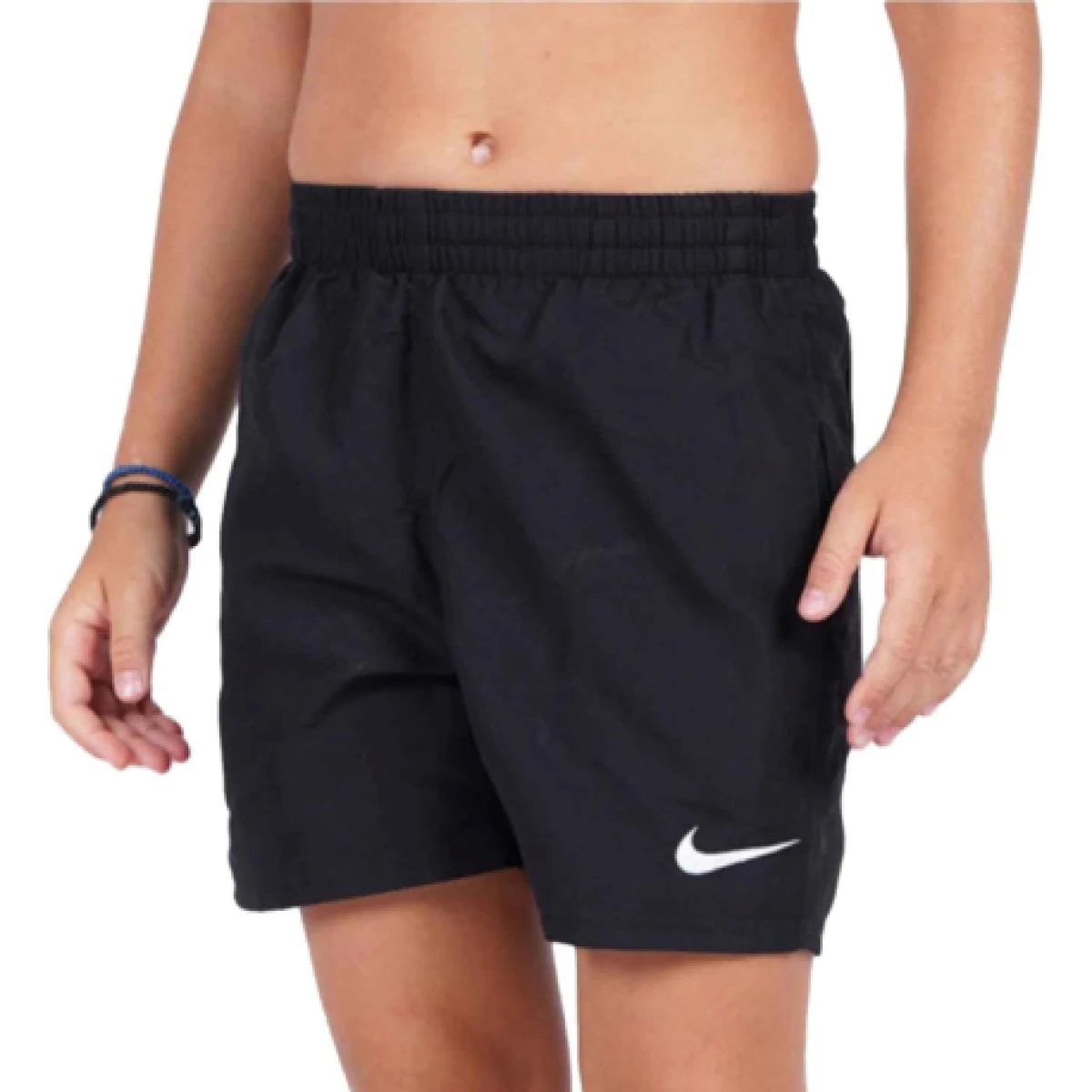Chlapecké plavky NIKE SWIM 4 inch VOLLEY SHORT BLACK-BLACK · záber 1