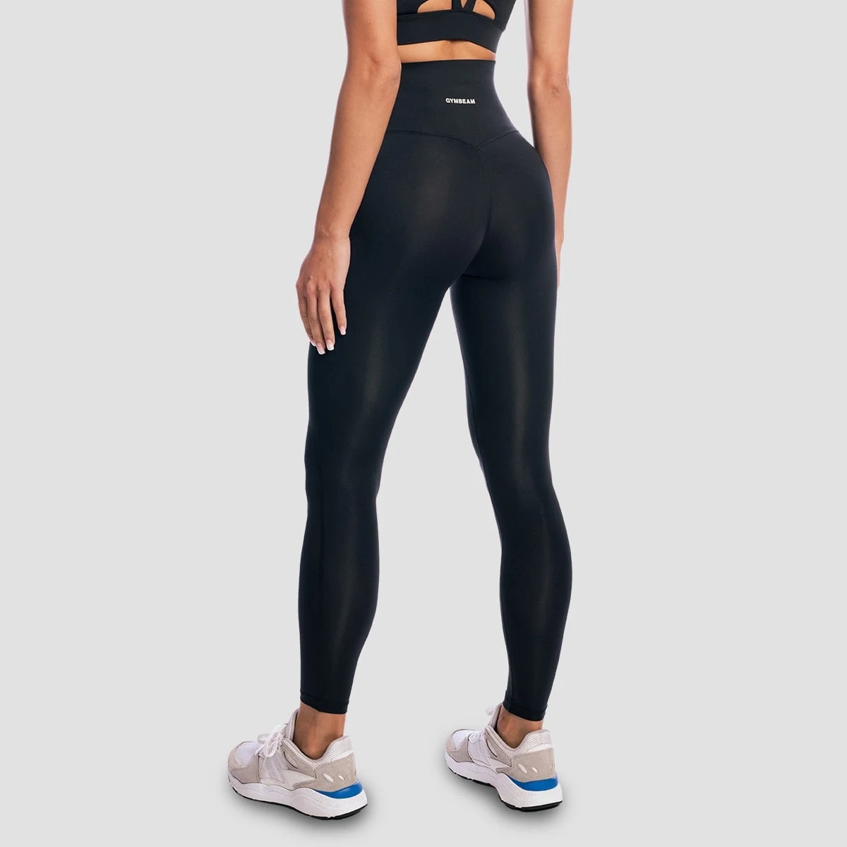GymBeam Women‘s Aura Leggings Black - Velikost: S | Barva: čierna | Pohlavie: Dámské | Hmotnost: 0,138 kg | Balení: 144 · záber 5