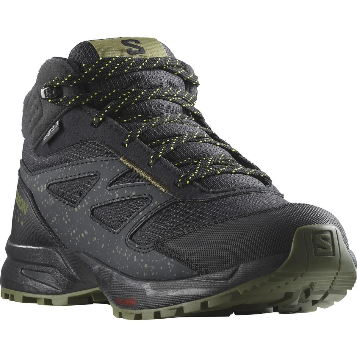 Salomon Outway Mid CSWP J - Velikost: 31 | Barva: čierna · záber 2