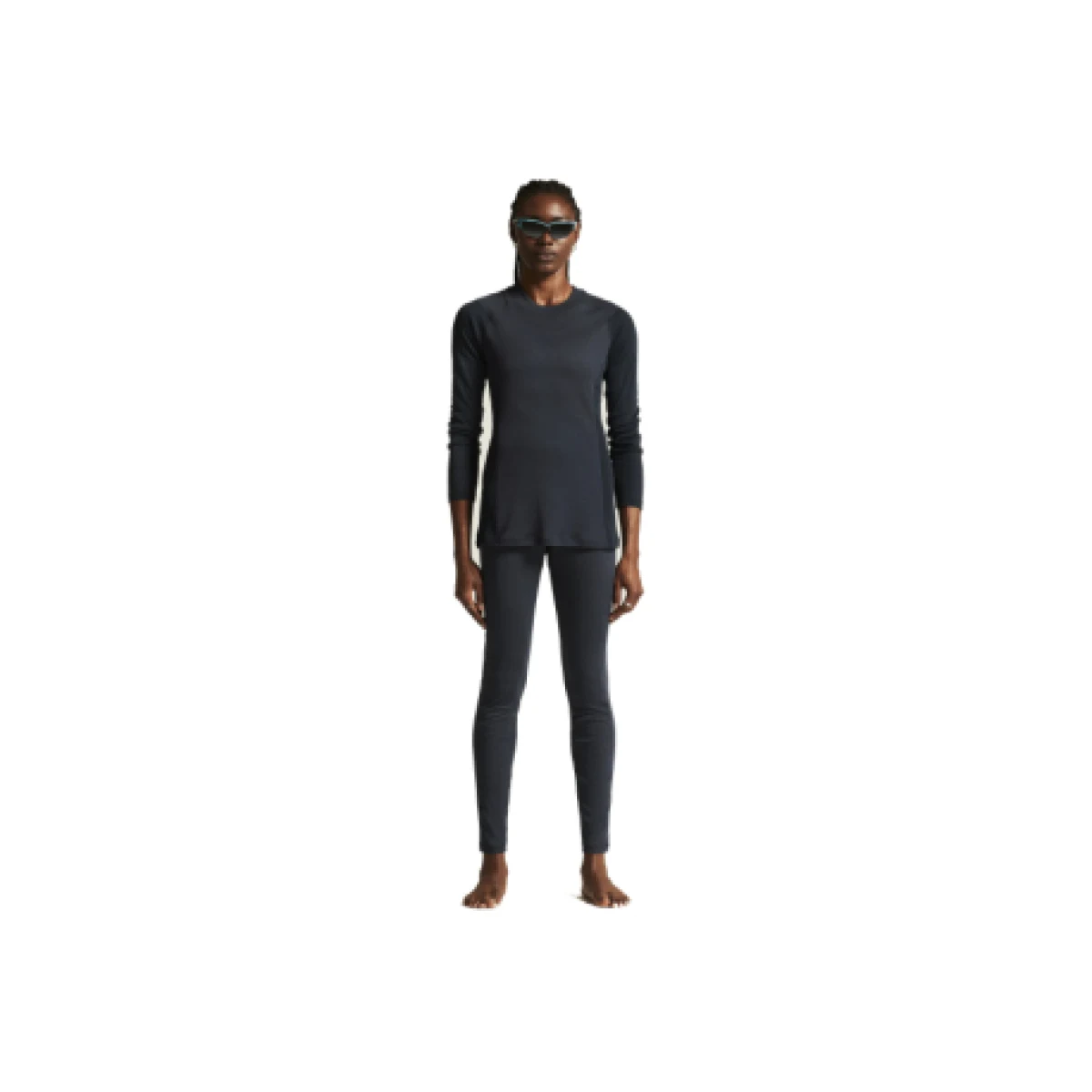Dámské termoprádlo vrchní a spodní díl CRAFT CORE WARM BASELAYER SET W-375395-Blues DK Navy · záber 1