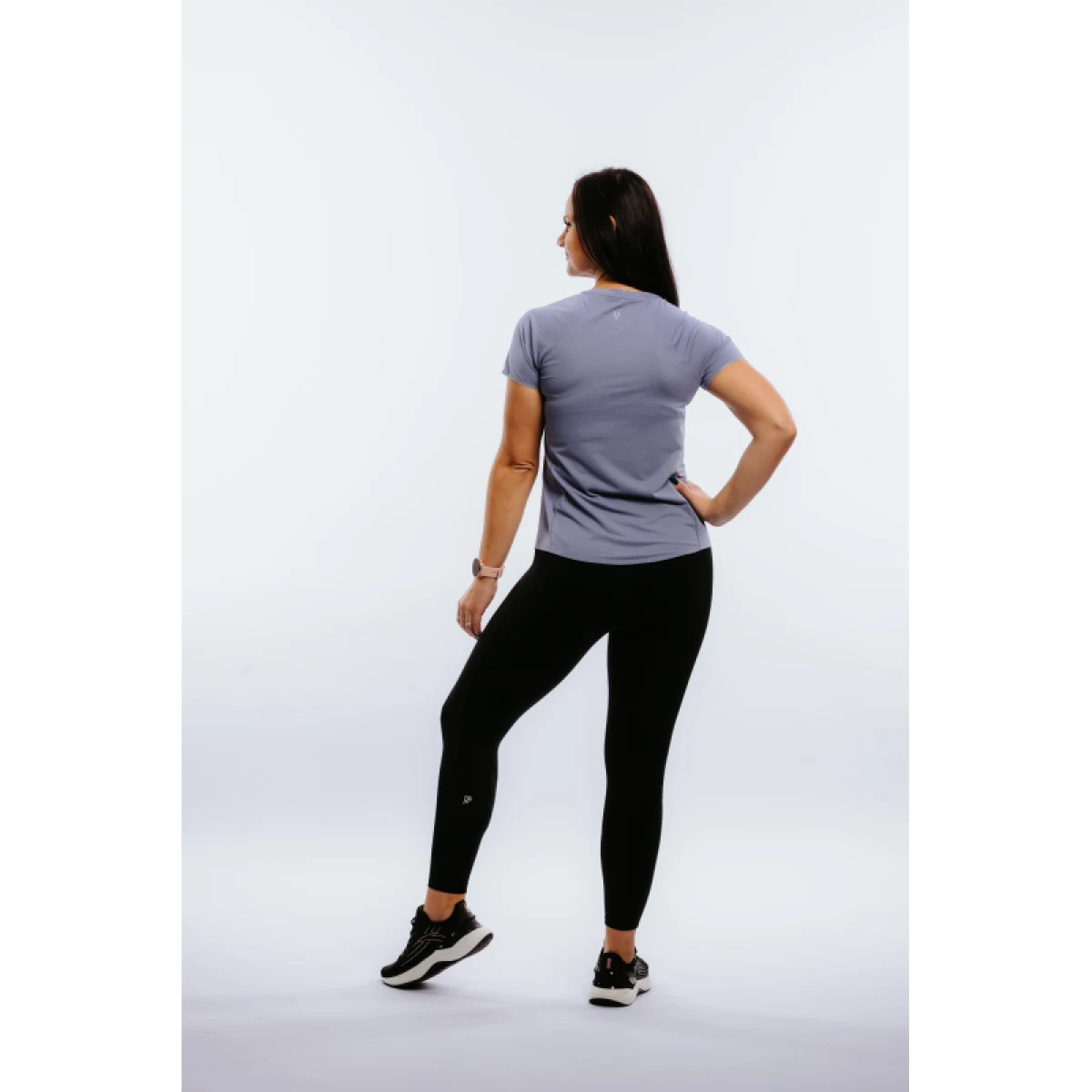 Dámské běžecké tričko s krátkým rukávem ANTA SS Tee-862225108-2-SS22_Q2-Purple · záber 4