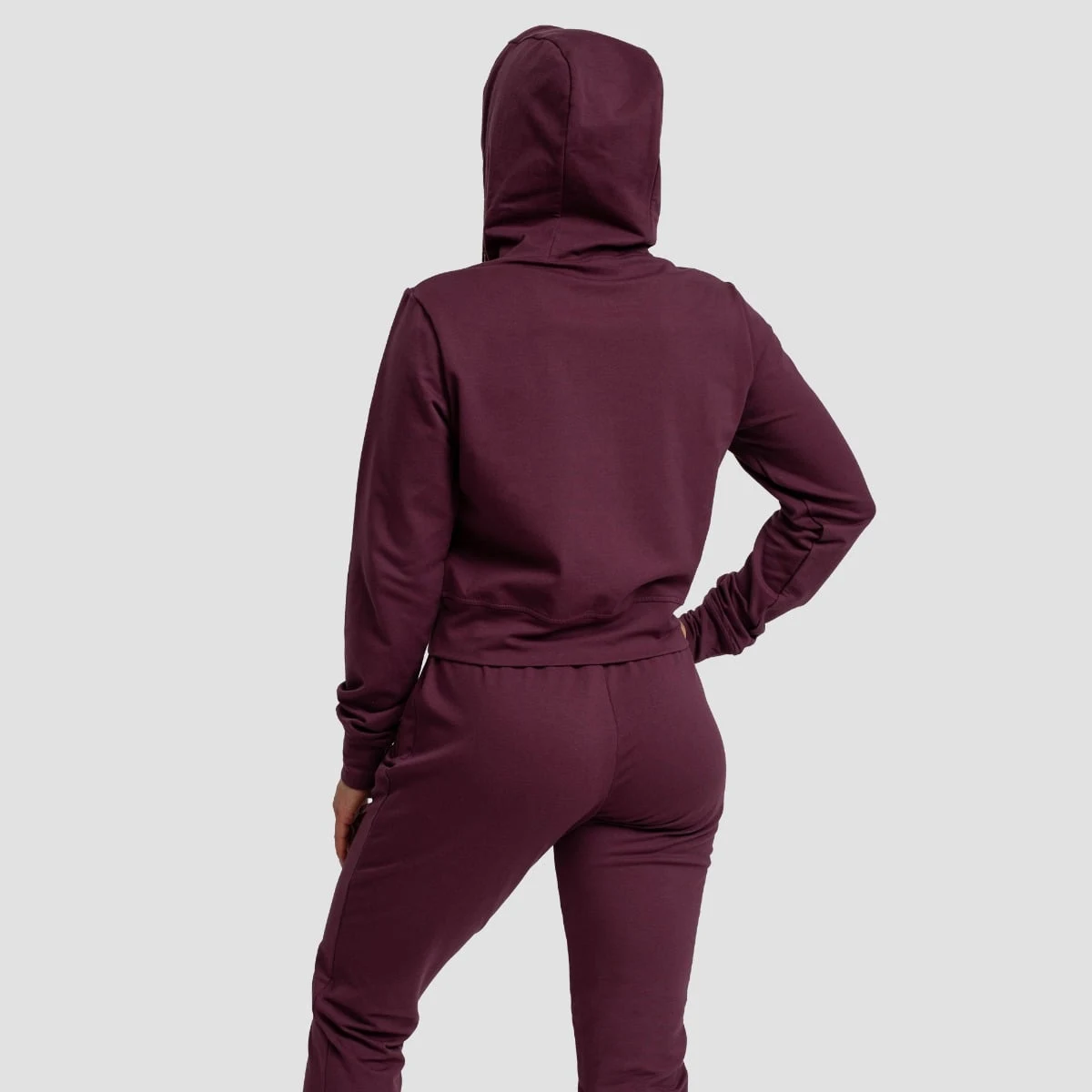 GymBeam Dámská mikina Zip-up TRN Eggplant - Velikost: L | Barva: fialová | Pohlavie: Dámské | Hmotnost: 0,404 kg | Balení: 40 · záber 4