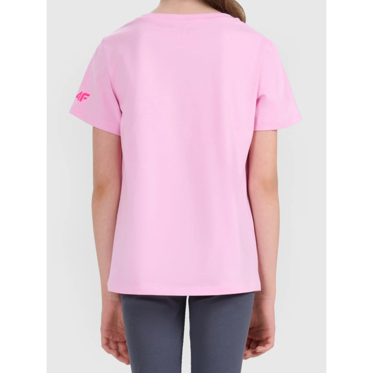 Dívčí tričko s krátkým rukávem 4F JUNIOR TSHIRT F2938-56S-LIGHT PINK · záber 3
