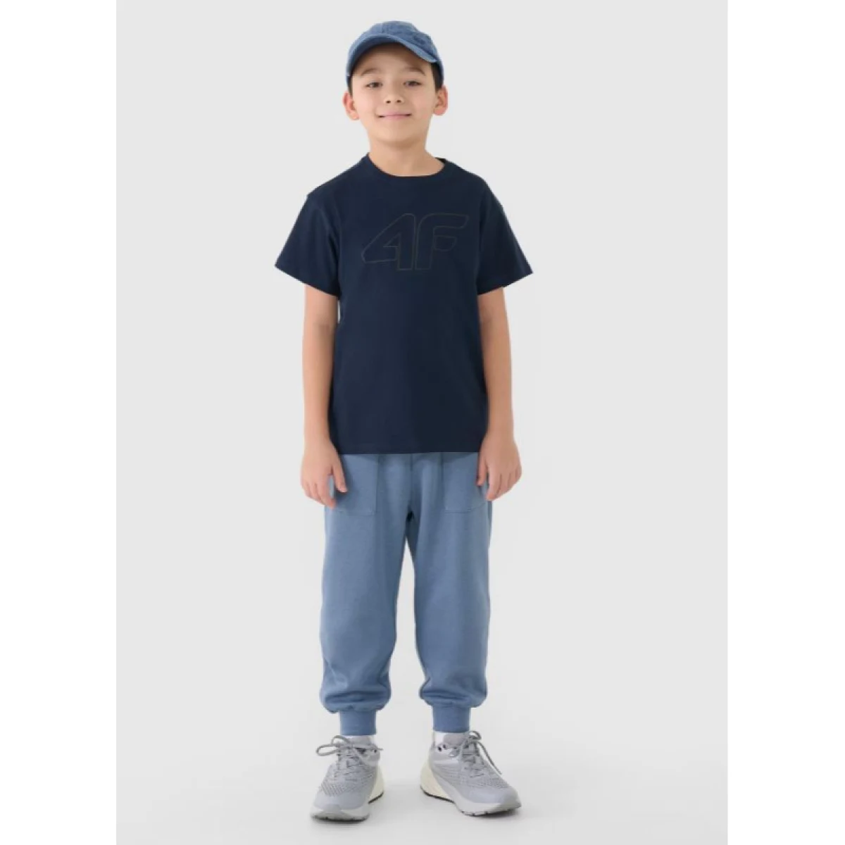 Chlapecké tričko s krátkým rukávem 4F JUNIOR TSHIRT M2331-31S-NAVY · záber 4