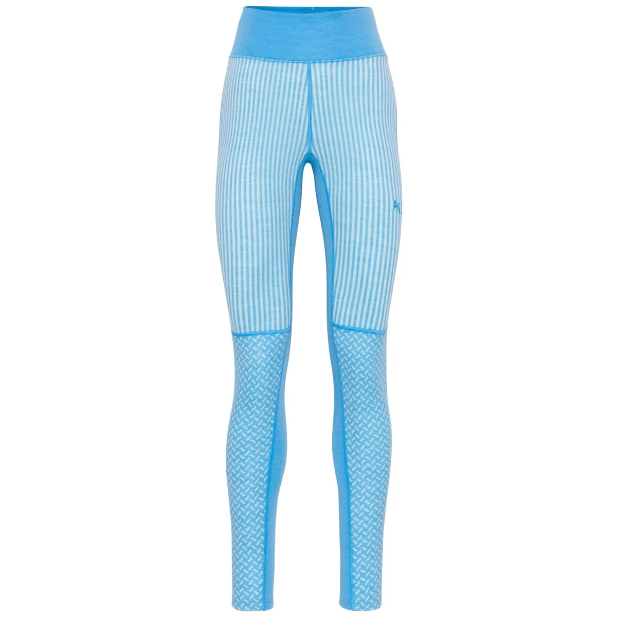 Kari Traa Smekker High Waist, dámské termokalhoty, modré · záber 1
