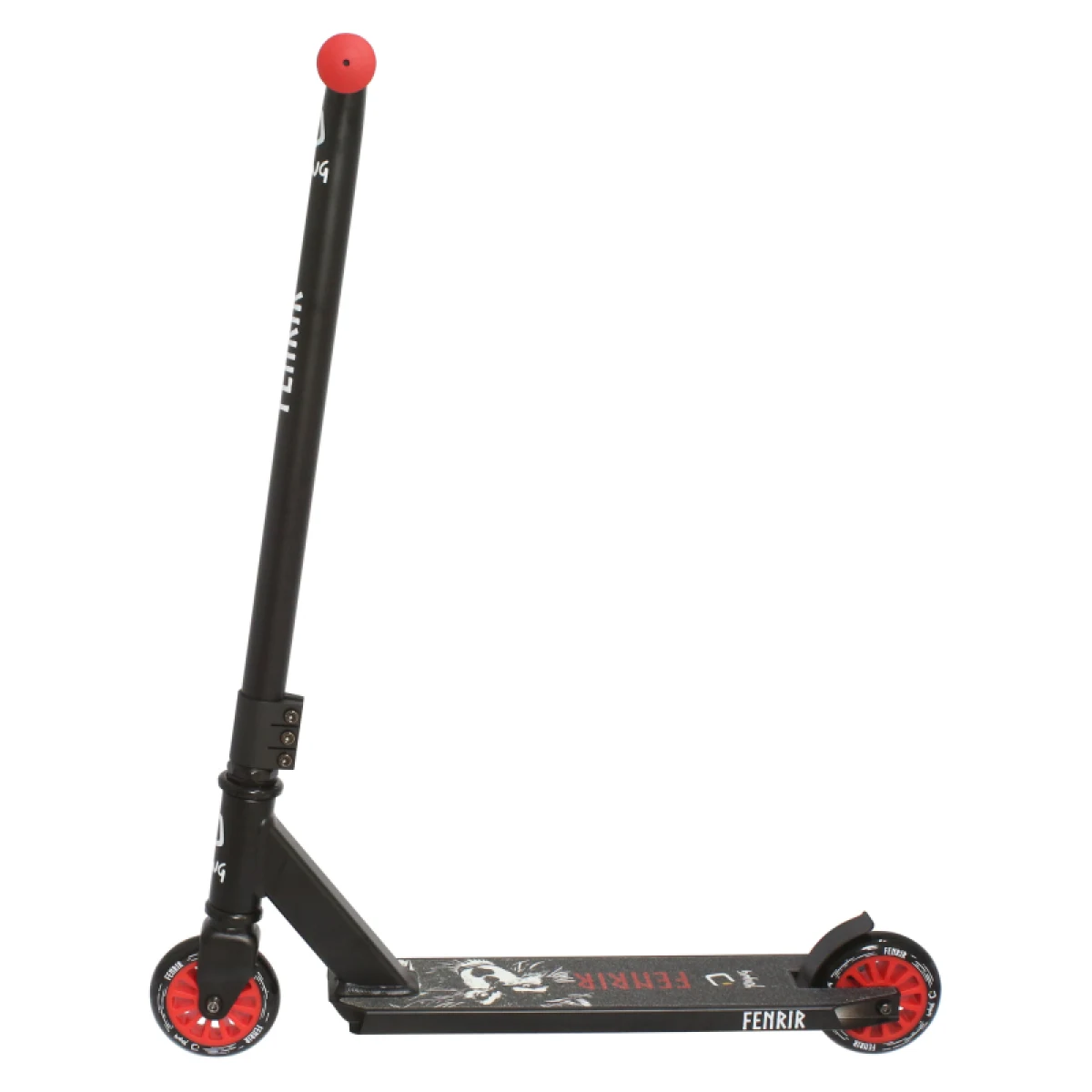 Dětská koloběžka DIVINE D-Young Fenrir black red, 100 mm · záber 2