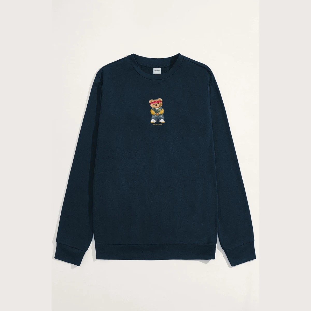 Mikina, Barva Bílá, s Potiskem Street Credit Teddy · záber 10