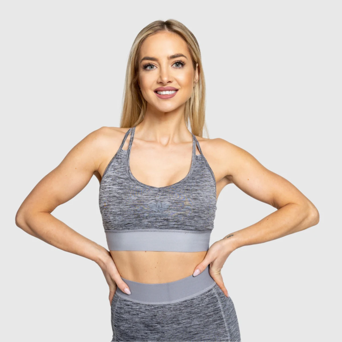 Sportovní podprsenka Iron Aesthetics Grande, šedá · záber 5