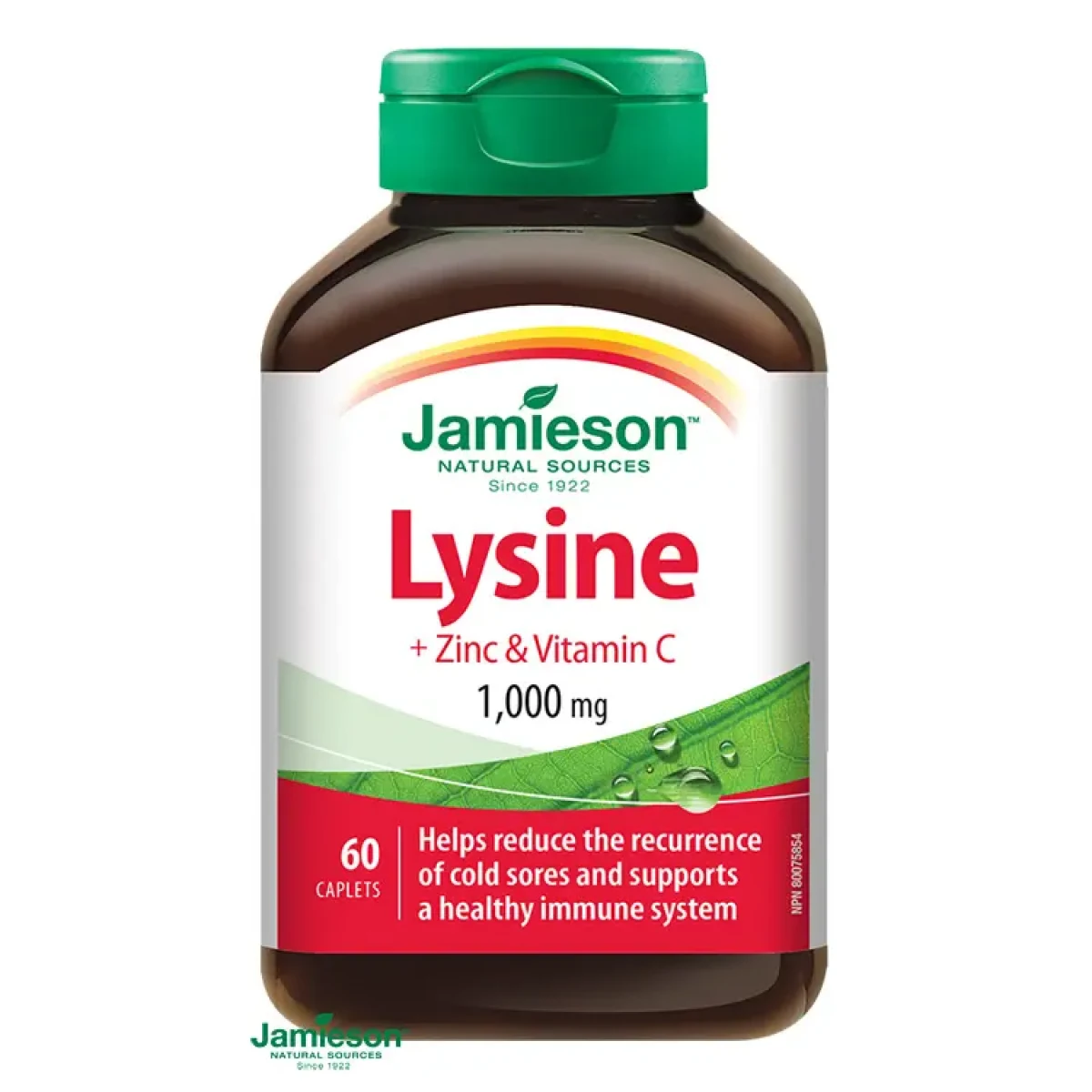 Jamieson Lysin 1000 mg se zinkem a vit.C 60 tablet · záber 1