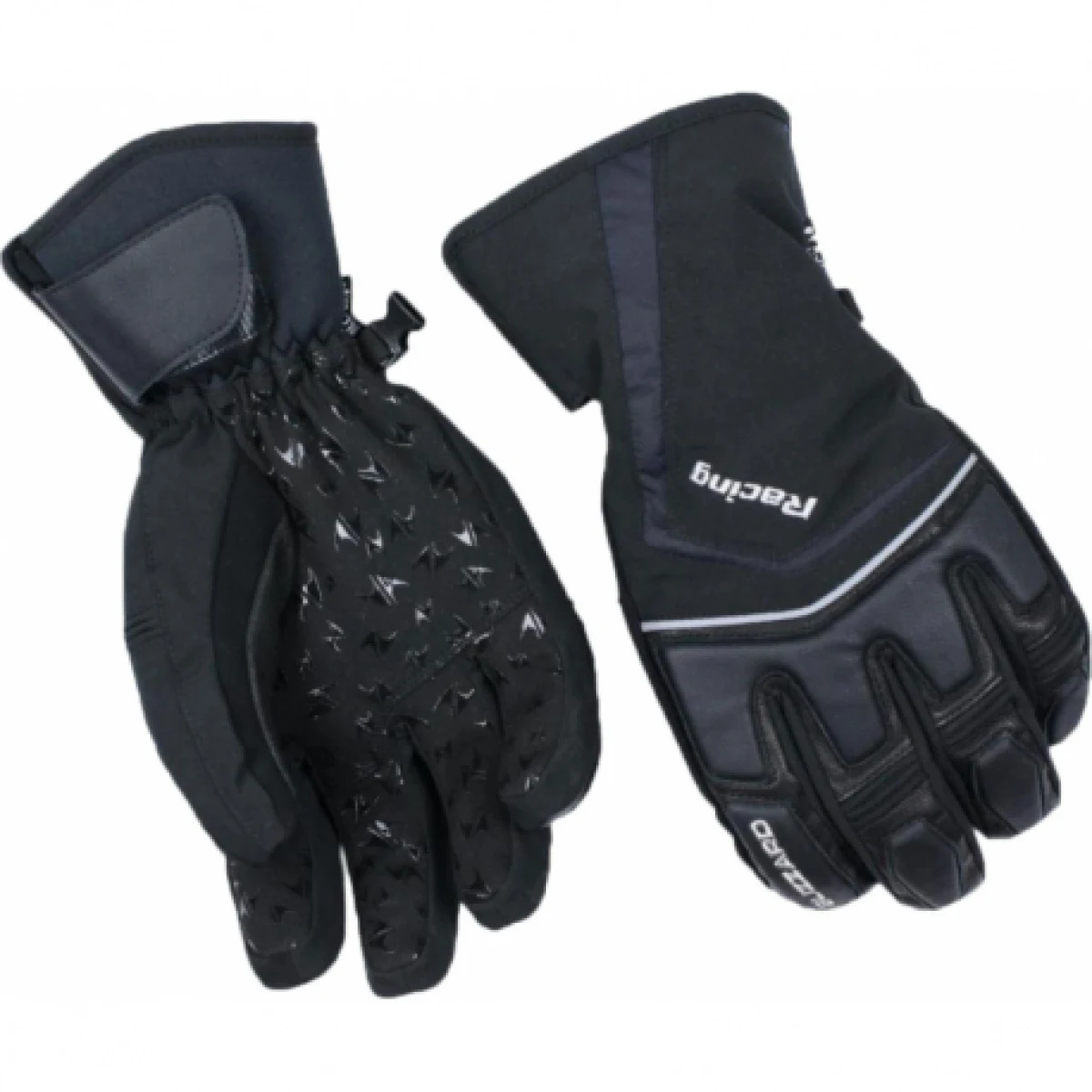 Lyžařské rukavice BLIZZARD Racing ski gloves, black silver · záber 1