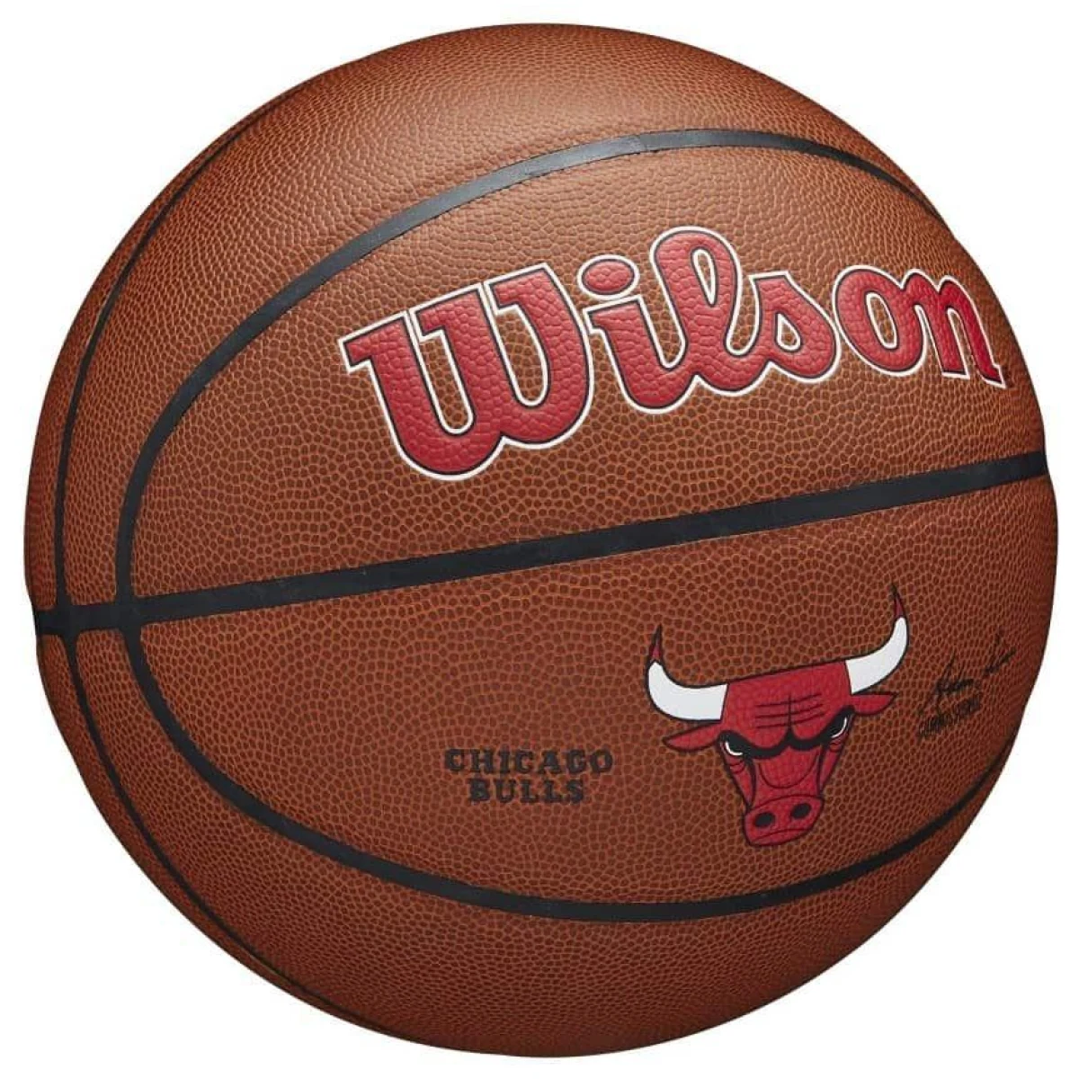 Wilson NBA Team Composite Chicago Bulls - Velikost: 7 | Barva: hnedá · záber 3
