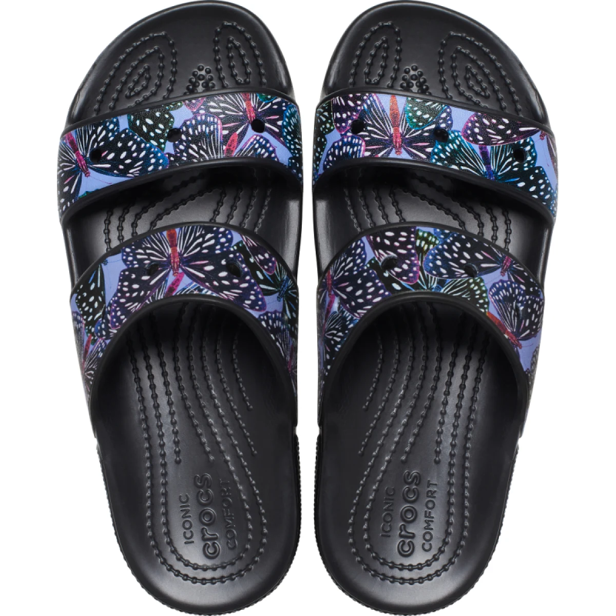 Sandály CROCS Classic Crocs Butterfly Sandal black multi · záber 4