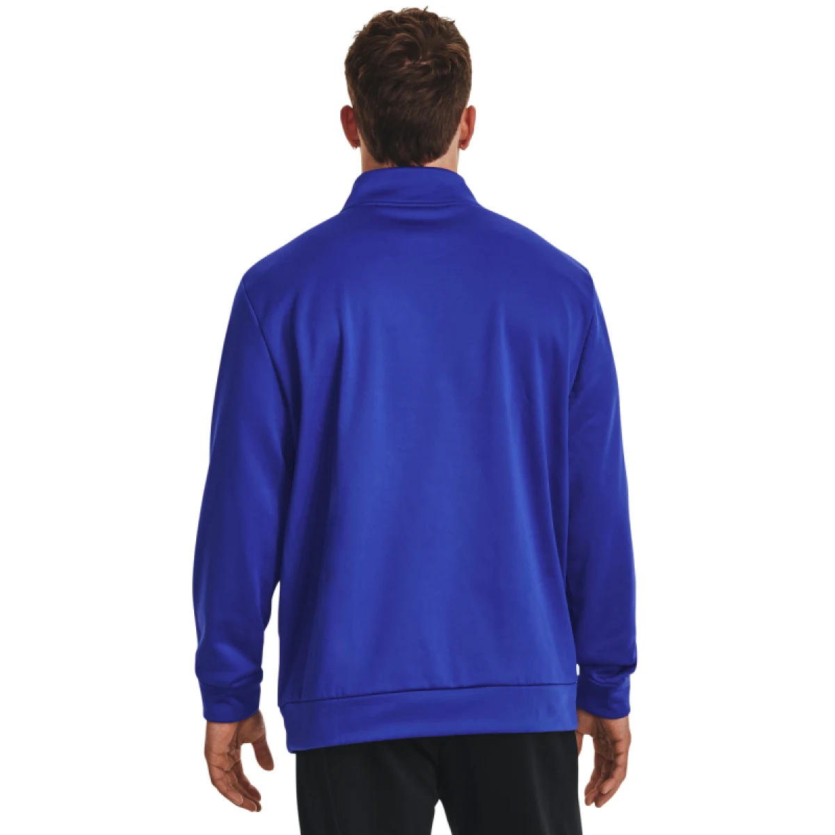 Pánská zateplená tréninková mikina s 1 2 zipem UNDER ARMOUR UA Armour Fleece 1 4 Zip-BLU · záber 3