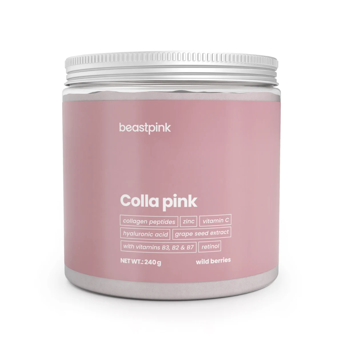 BeastPink Colla Pink - Barva: ružová | Příchuť: Jahodová limonáda | Hmotnost: 0,24 kg | Balení: 20 · záber 4