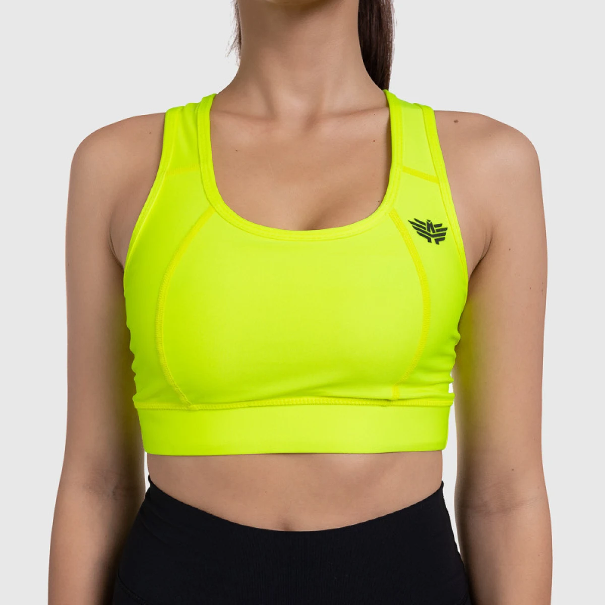 Dámská sportovní podprsenka - Iron Aesthetics, NEON YELLOW · záber 1