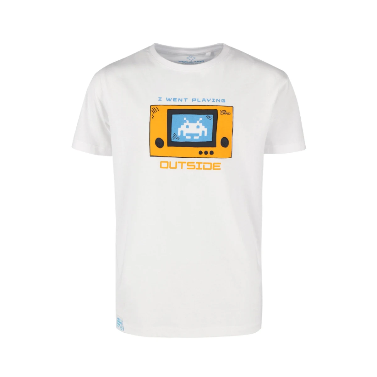 Chlapecké tričko s krátkým rukávem VOLCANO T-OUTSIDE JUNIOR 100 WHITE · záber 3