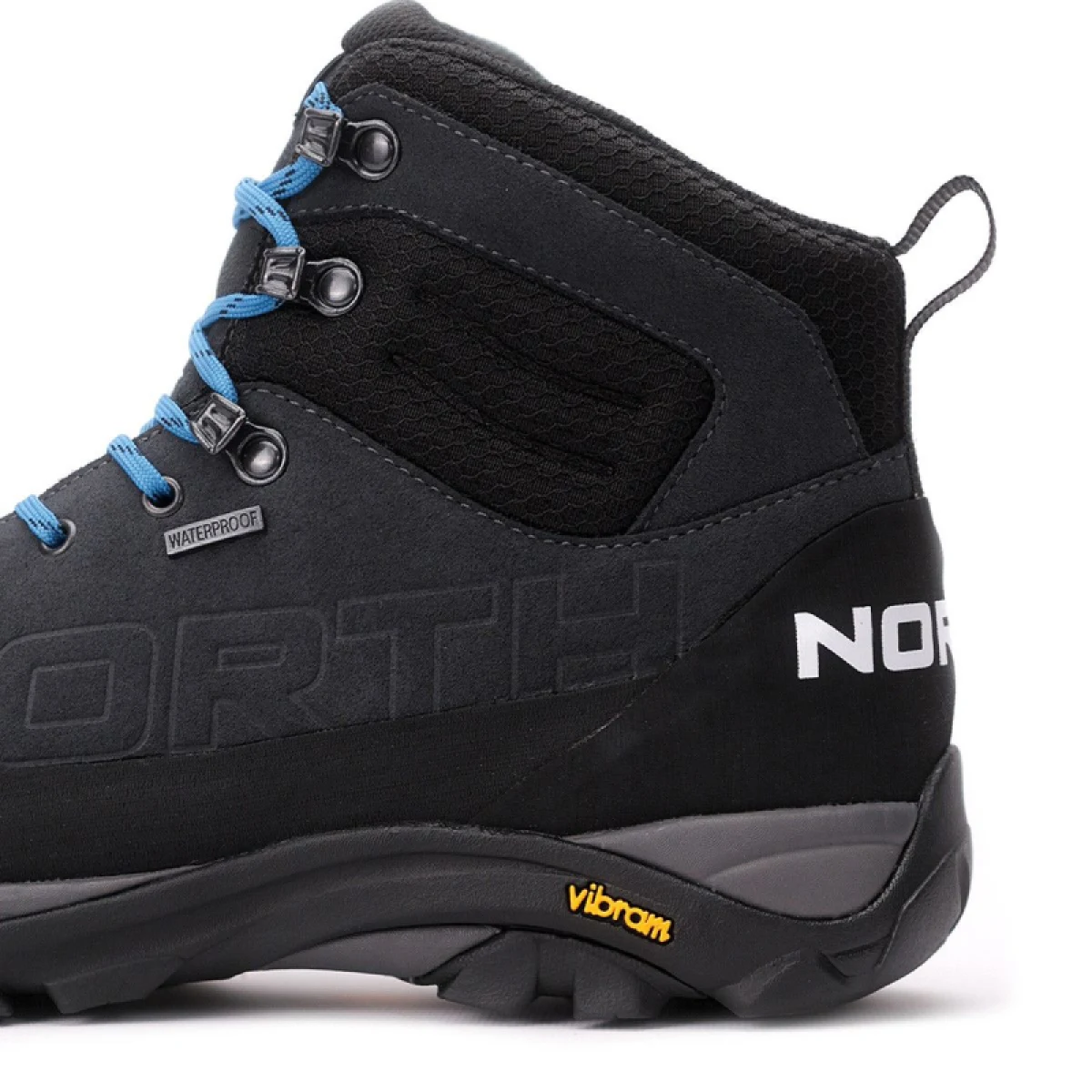 Pánská kotníková turistická celokožená obuv NORTHFINDER Parvat dark grey · záber 5