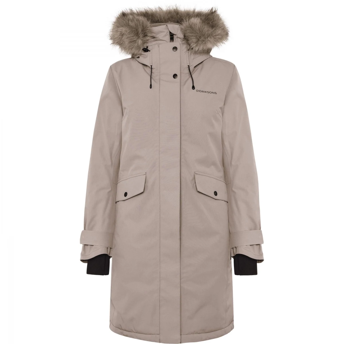 Didriksons Erika, parka, dámská, ash brown · záber 1