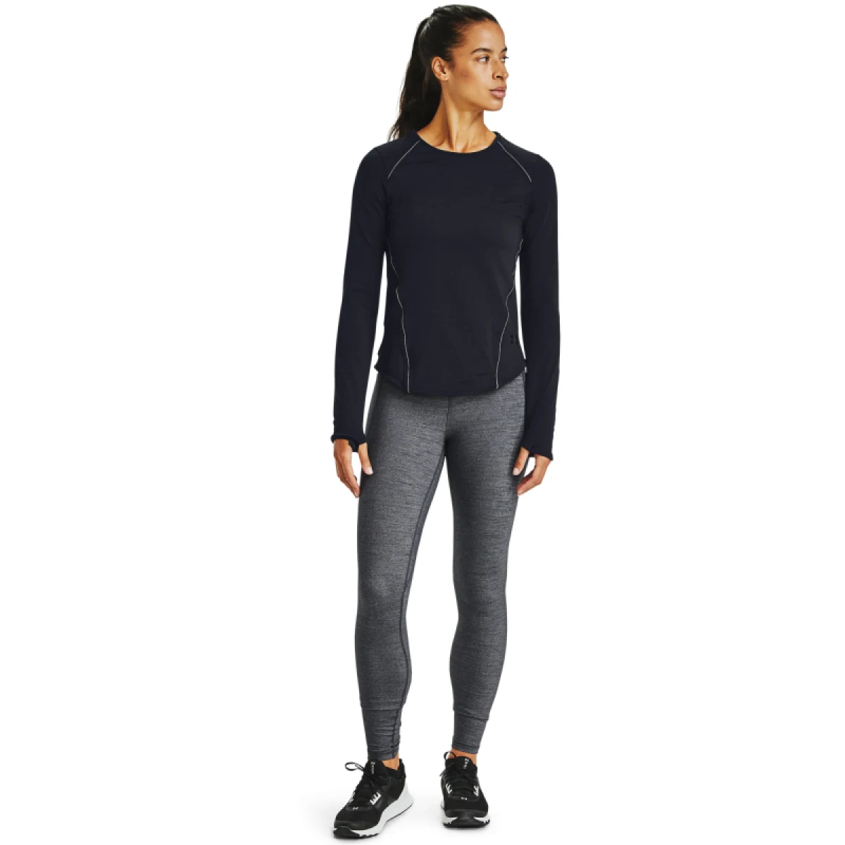 Dámské legíny UNDER ARMOUR Meridian Heather Legging-BLK-1356399-001 · záber 3