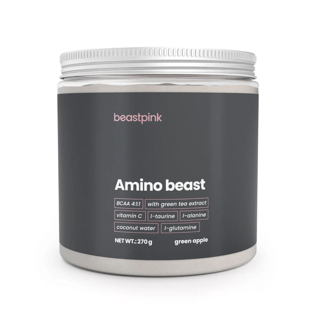 BeastPink Amino Beast - Příchuť: Zelené jablko | Hmotnost: 0,27 kg | Balení: 40 · záber 1