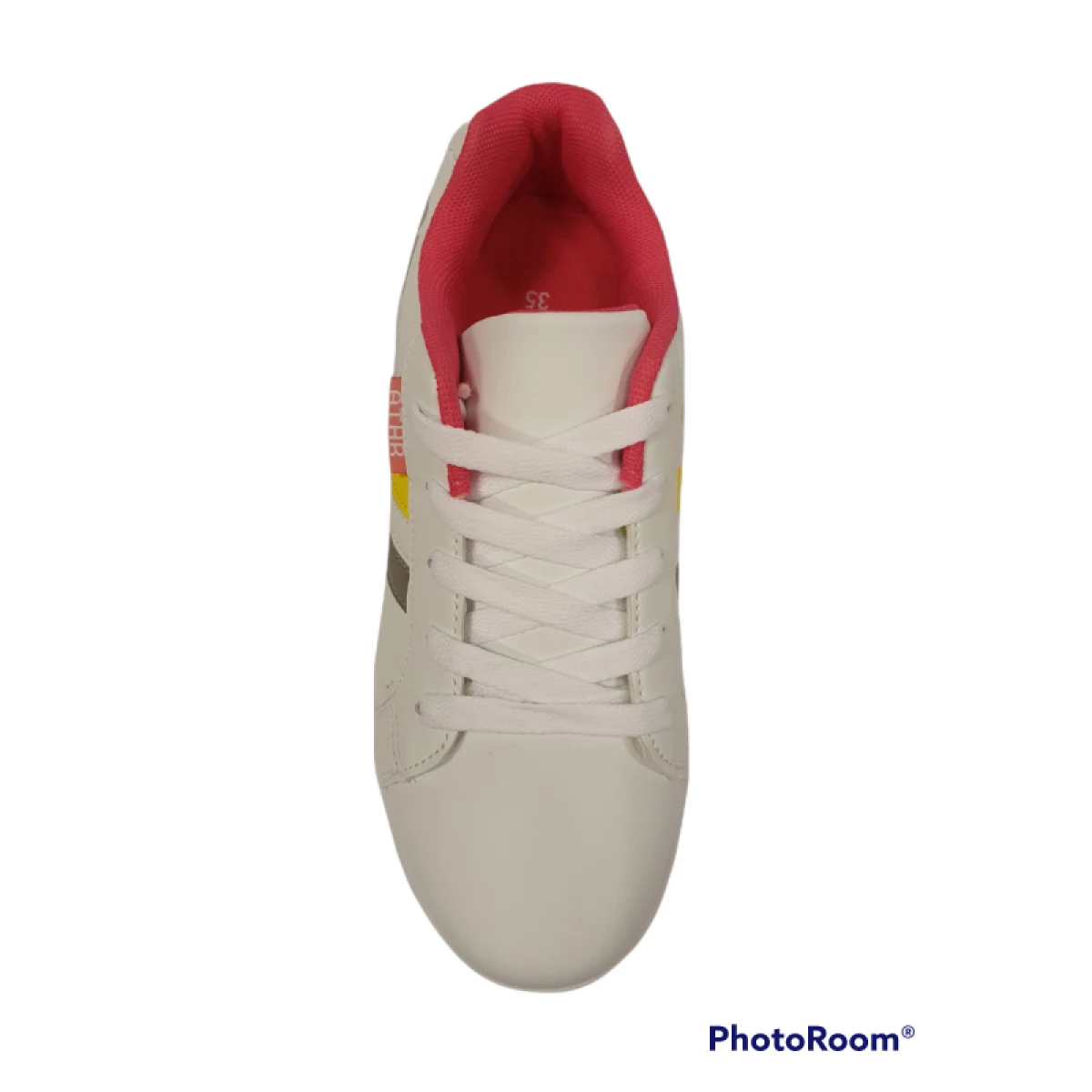 Juniorská rekreační obuv AUTHORITY KIDS Arthie white silver blaz yellow · záber 4