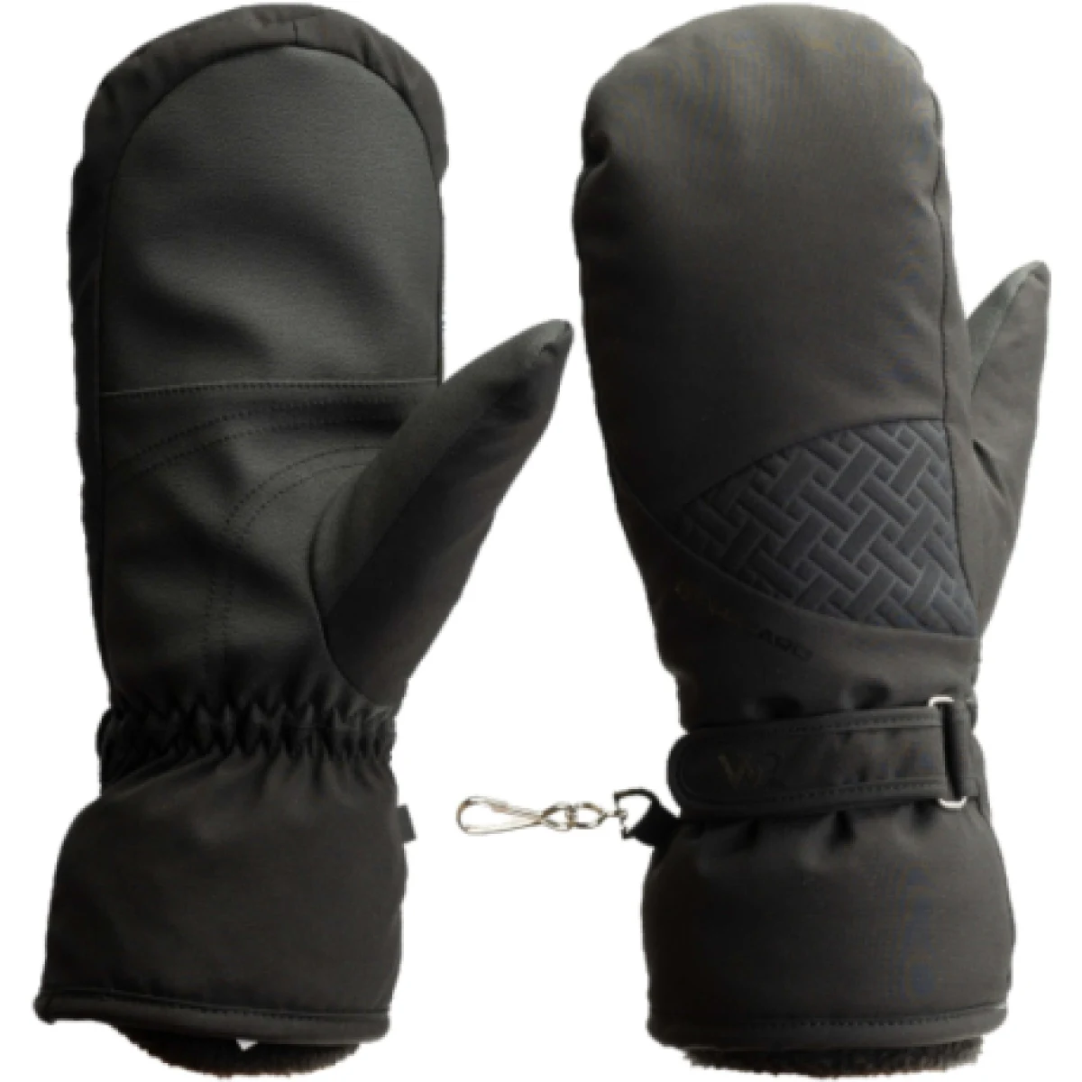 Dámské lyžařské rukavice palčáky BLIZZARD W2W Aura mitten ski gloves, black · záber 1