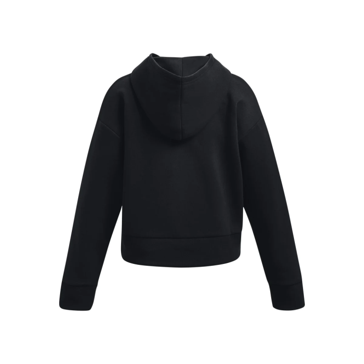 Dívčí zateplená tréninková mikina s kapucí UNDER ARMOUR UA Rival Fleece Crop Hoodie-BLK · záber 2