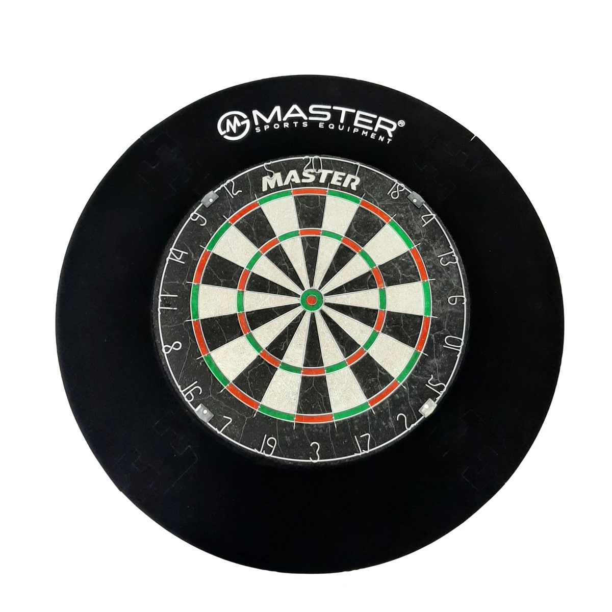 Akční set - sisalový terč MASTER Grande 45 cm + okruží k terči MASTER - 4 dílné · záber 1