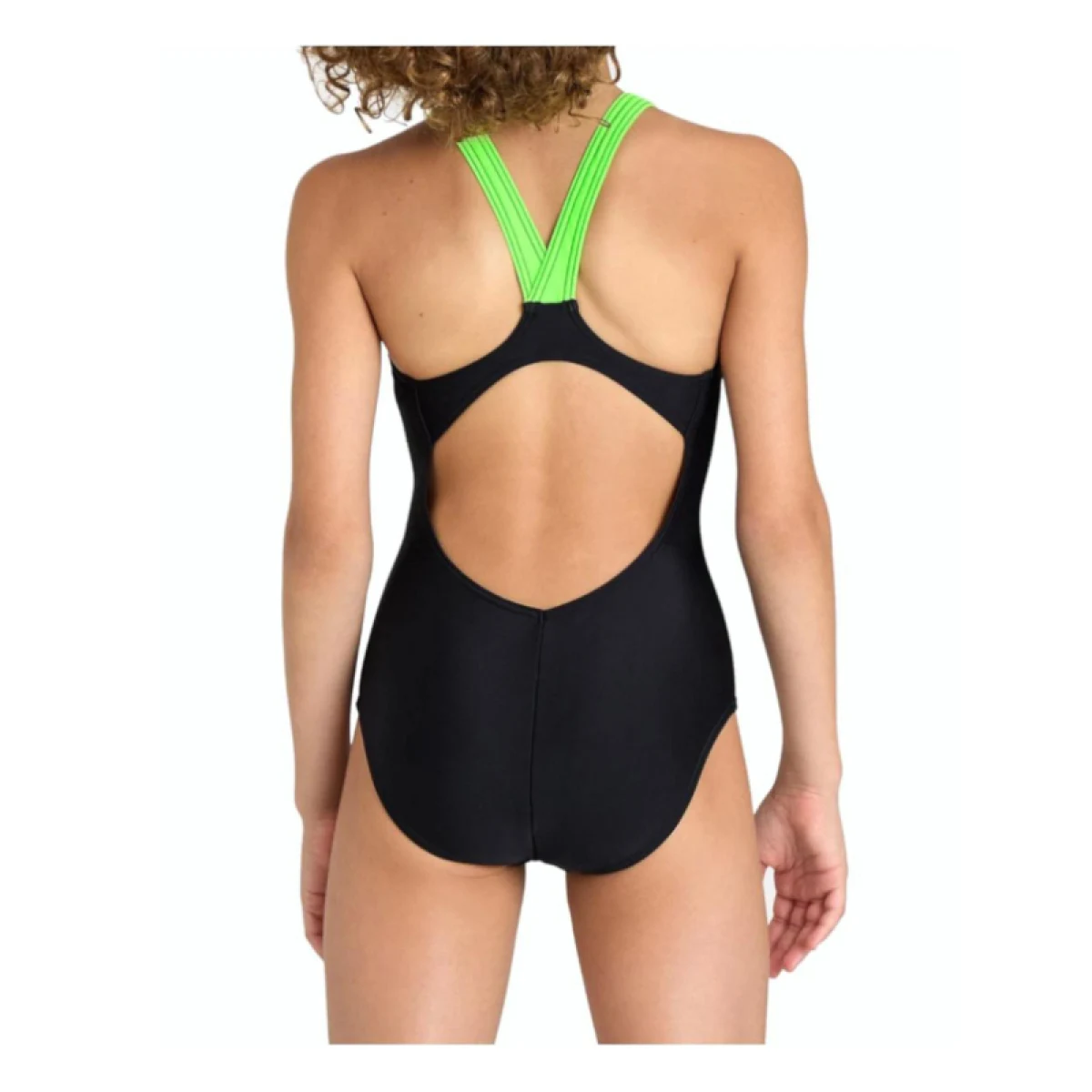 Dívčí plavecké jednodílné plavky ARENA SWIMSUIT V BACK GRAPHIC Blue · záber 3