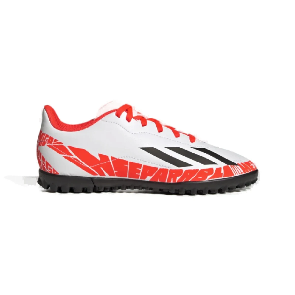 Juniorské fotbalové kopačky turfy ADIDAS X Speedportal Messi.4 Jr TF cloud white core black solar red · záber 2