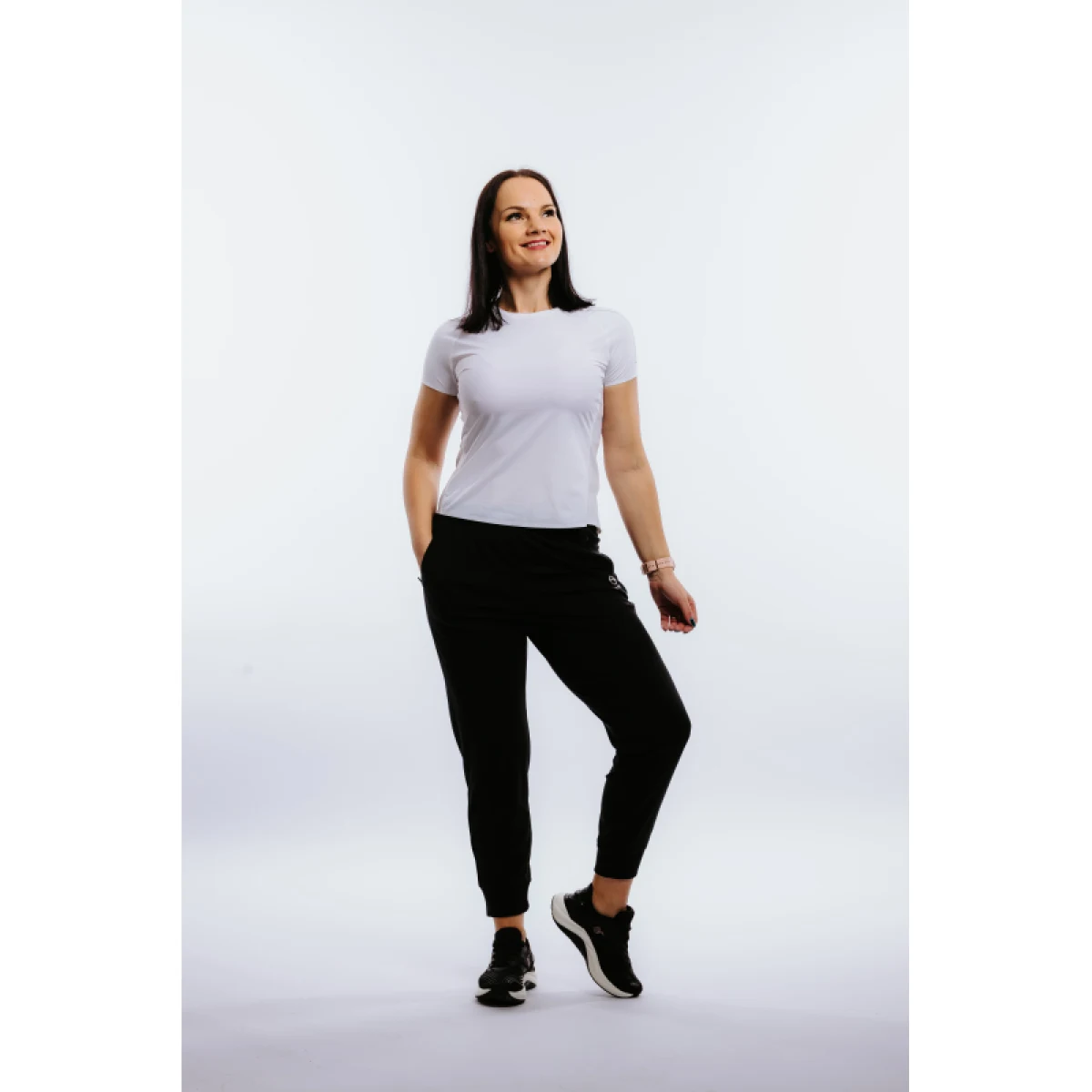 Dámské tepláky ANTA Knit Ankle Pants-862227337-2-SS22_Q2-Basic Black · záber 2
