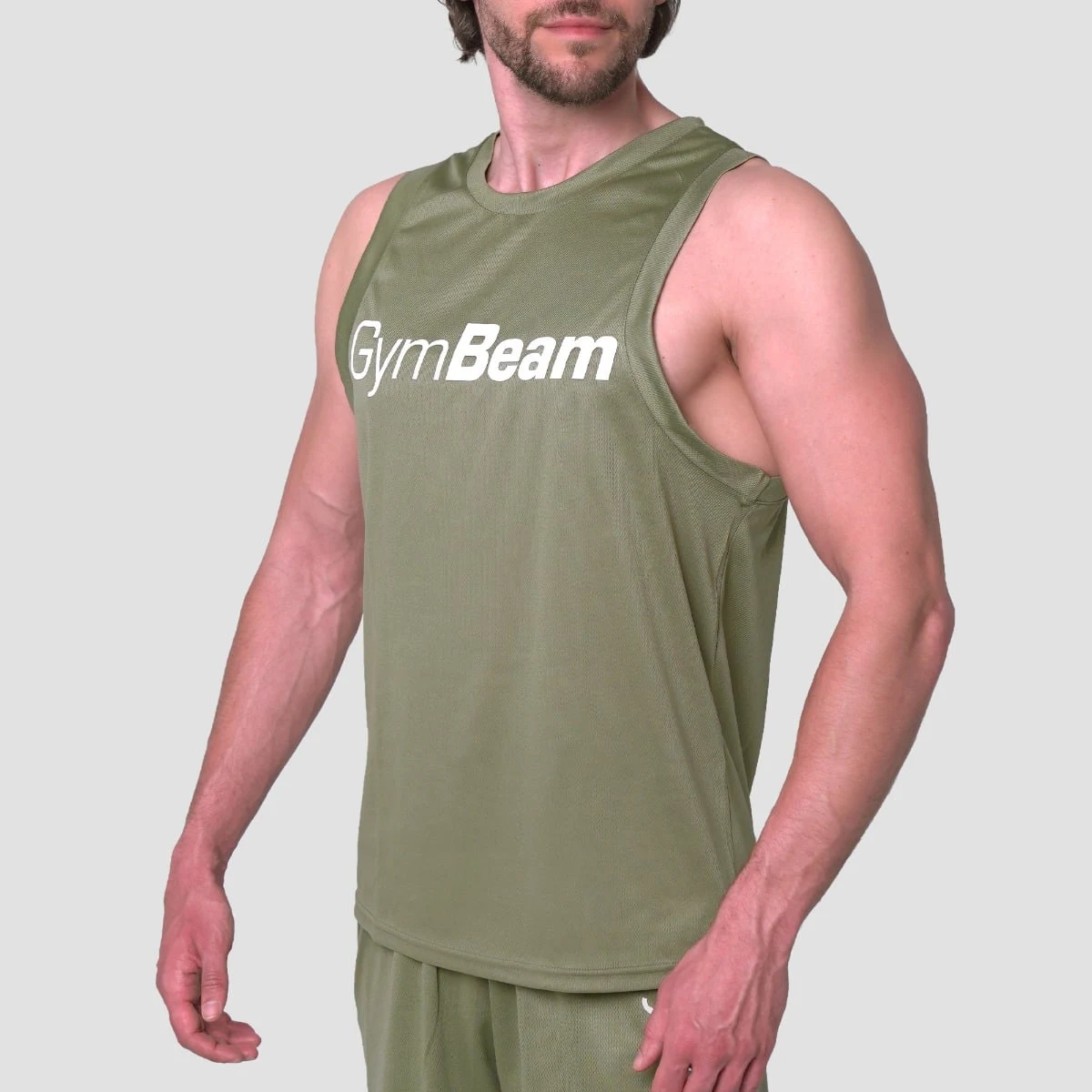 GymBeam Mesh Tanktop Essence Green · záber 2