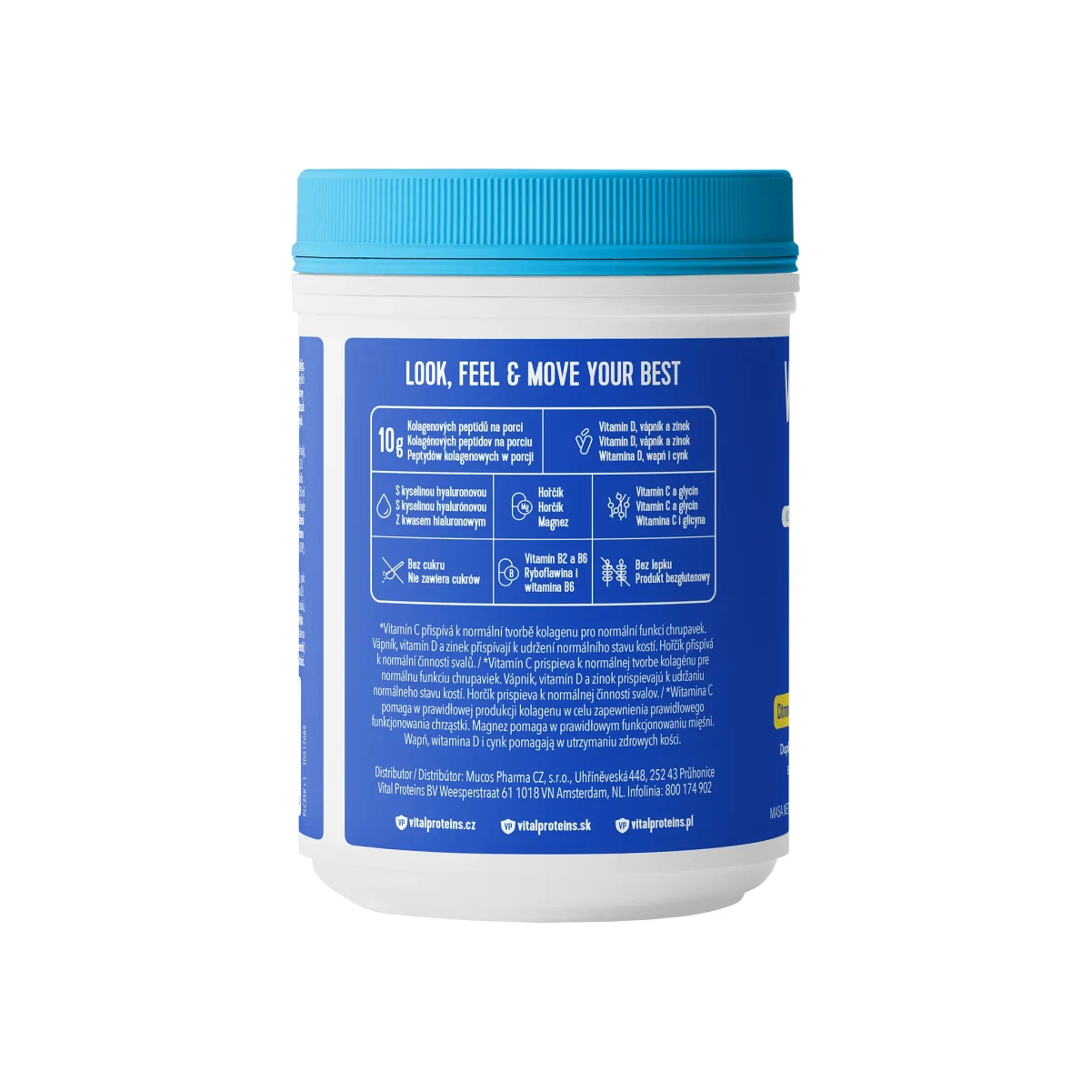 Vital Proteins Active Complex citron 357 g · záber 3