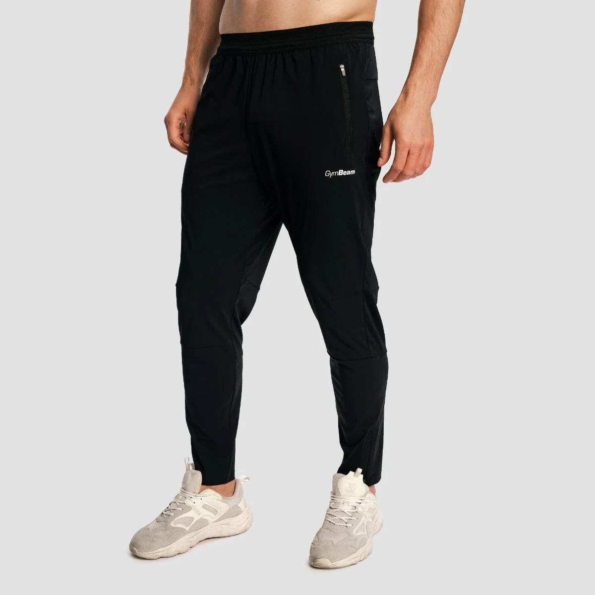 GymBeam Men‘s Pulse X Running Pants Black - Velikost: S | Barva: čierna | Pohlavie: Pánské | Hmotnost: 0,223 kg | Balení: 50 · záber 3