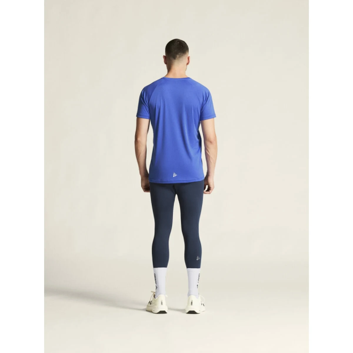 Pánské tréninkové tričko s krátkým rukávem CRAFT T-Shirt CORE Essence Logo - Velikost: S | Barva: modrá · záber 12