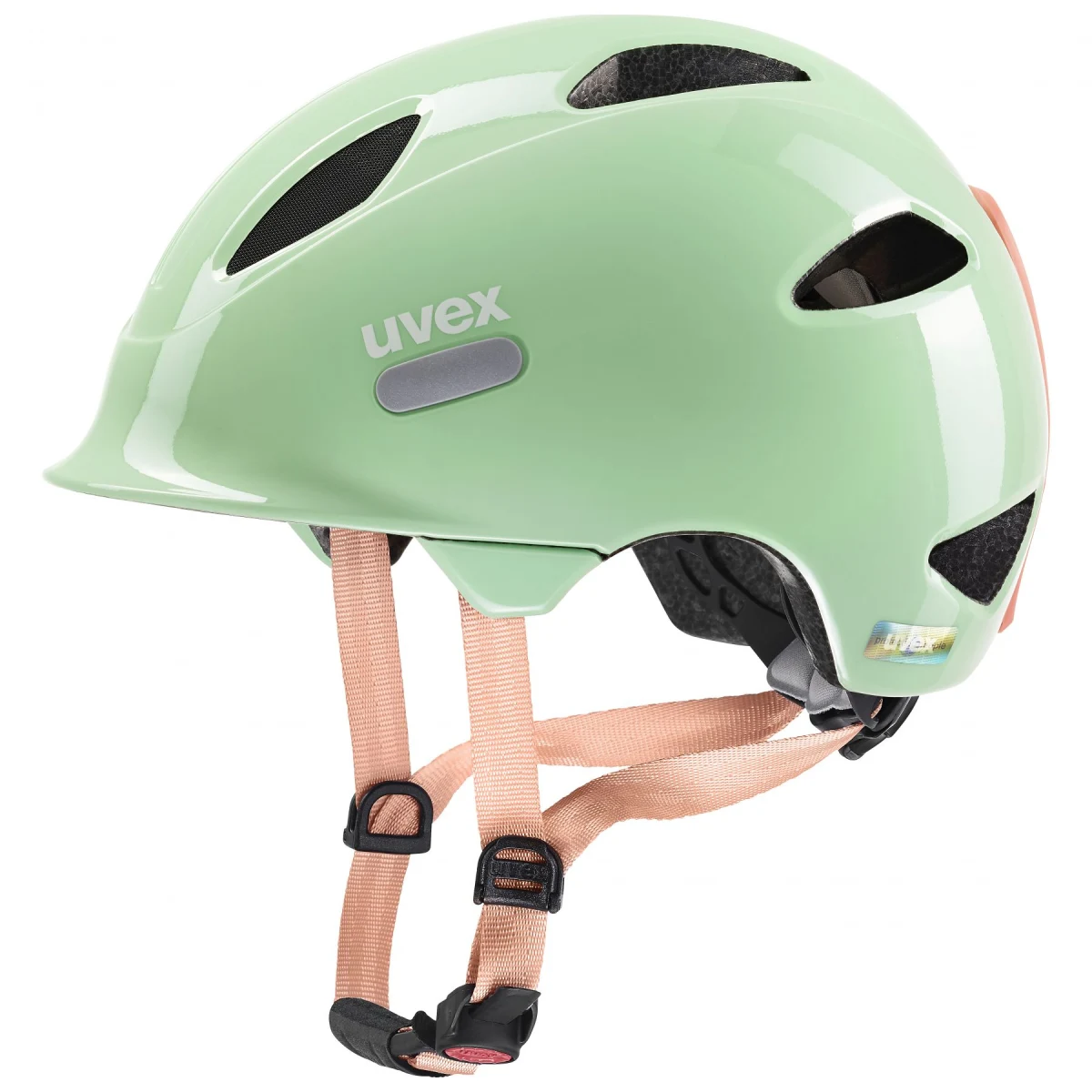 Uvex Oyo, cyklistická helma, junior, mint · záber 1