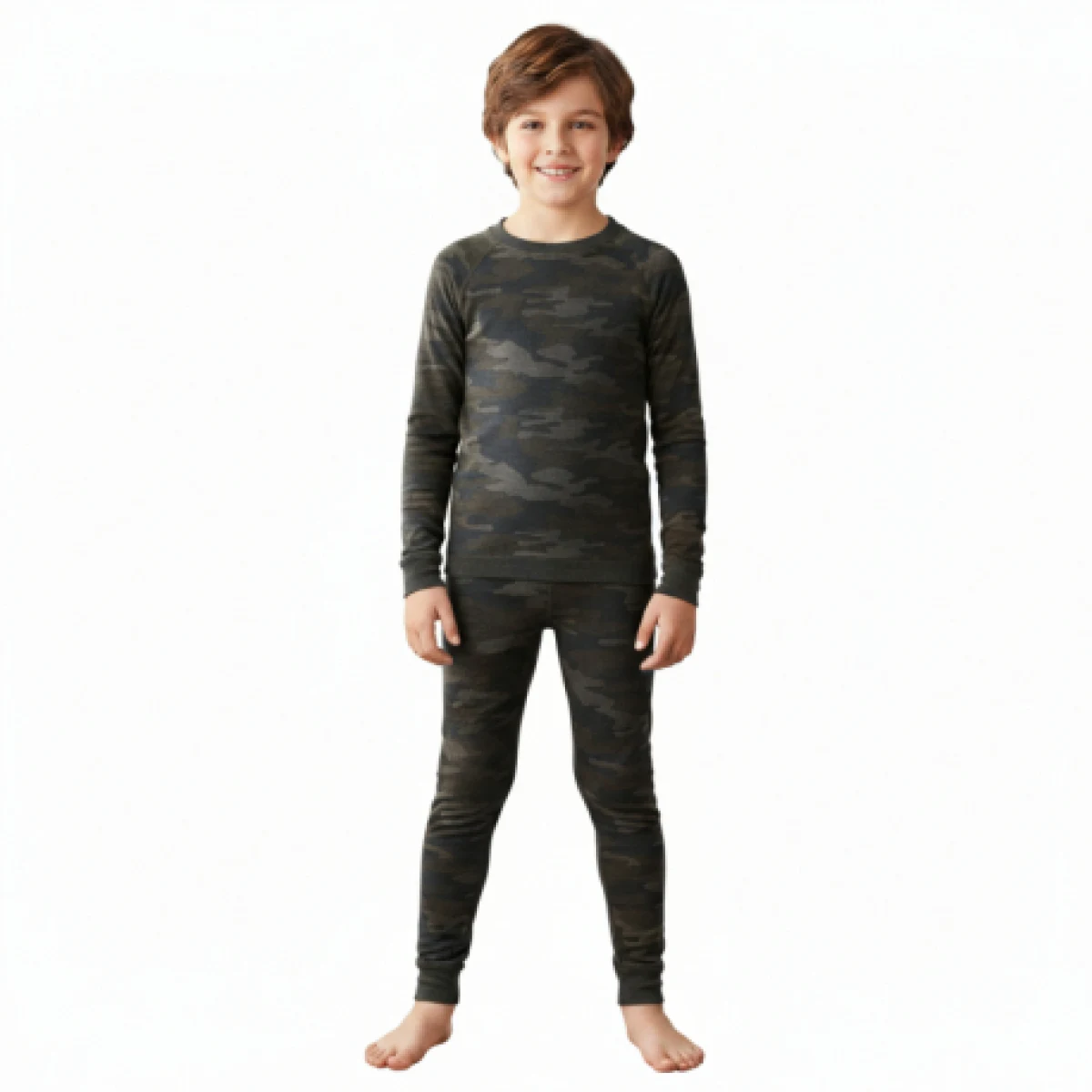 Chlapecké termoprádlo vrchní a spodní díl 4F JUNIOR SEAMLESS UNDERWEAR M249-4FJWAW25USEAM249-90A-MULTICOLOUR ALLOVER · záber 1