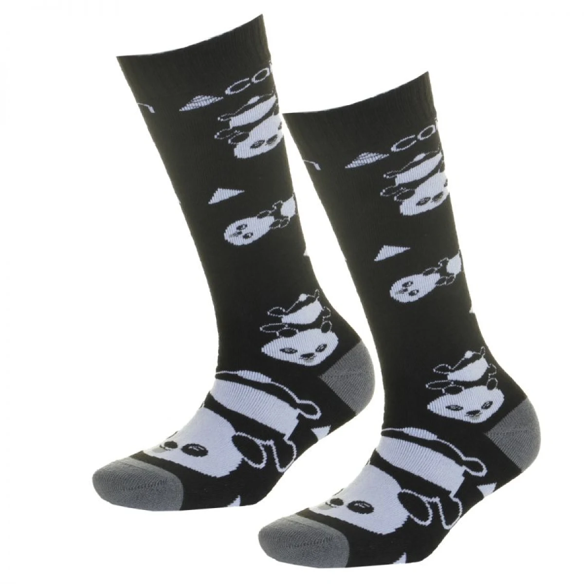 Dětské lyžařské ponožky Cairn Spirit, 2ks, černá panda · záber 1