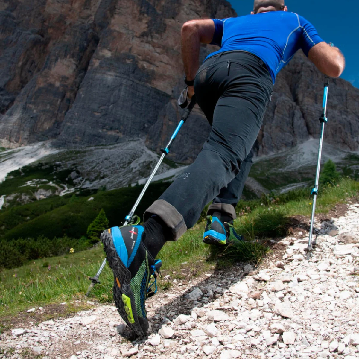 Pánská nízká turistická obuv KAYLAND Alpha Knit Gtx, Black Blue · záber 3