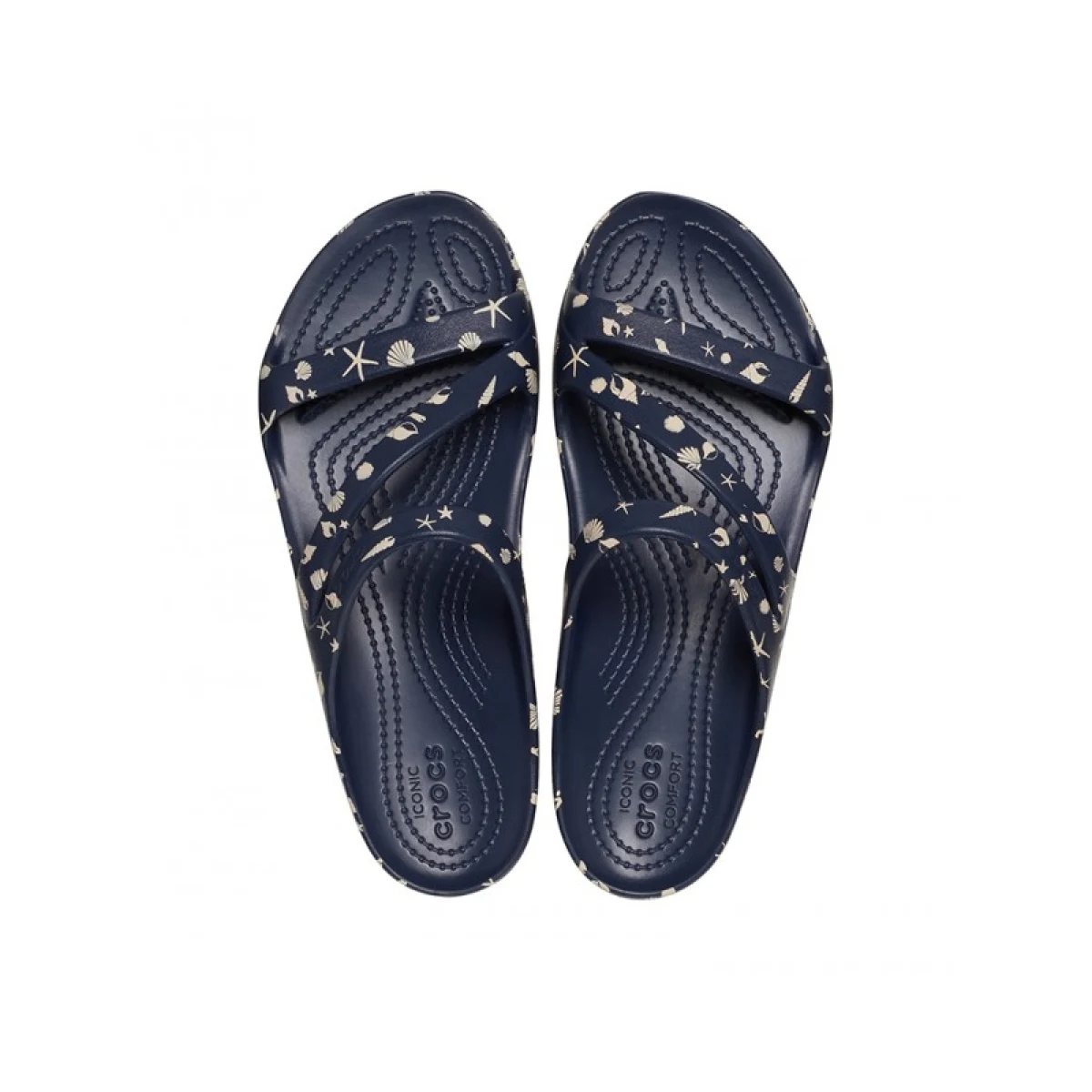 Dámské sandály CROCS Kadee II Shells Print Sandal W navy · záber 4