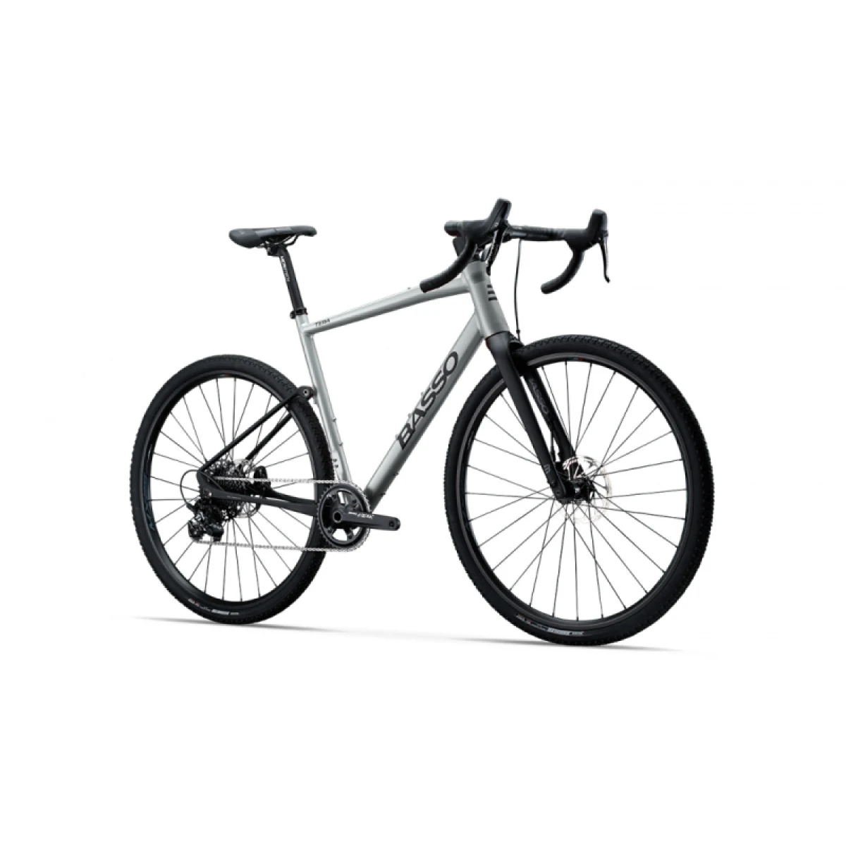 Gravel kolo BASSO Tera, silver, Sram Apex, Microtech MX25 · záber 2