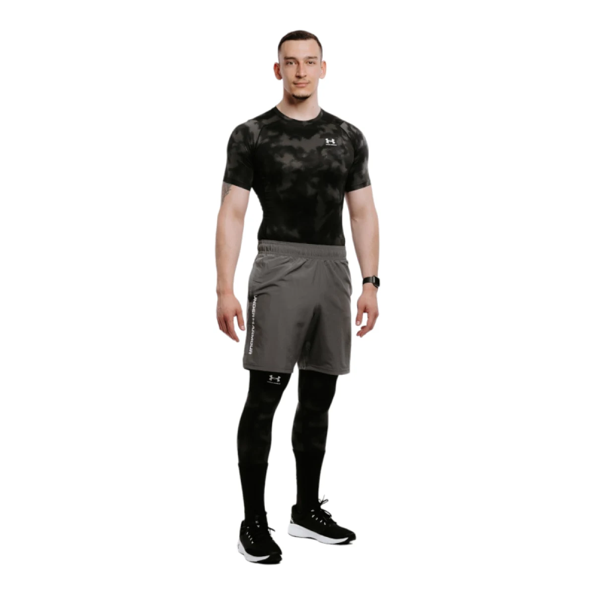 Pánské kompresní legíny UNDER ARMOUR UA HG Armour Leggings-BLK · záber 3